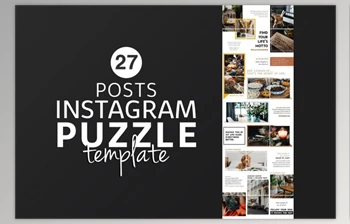Download Instagram Puzzle <span class='badge badge-warning'>Template</span> Lifestyle <span class='badge badge-warning'>Creativemarket</span> 4400309
