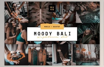 Download MOODY <span class='badge badge-warning'>BALI</span> TRAVEL LIGHTROOM PRESETS (Mob, Desk)