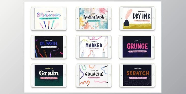 Download Procreate Brush Bundle CreativeMarket-4237136