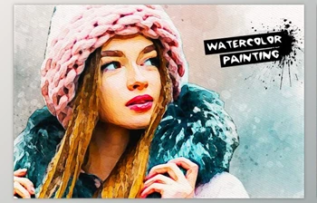 Download <span class='badge badge-warning'>Watercolor</span> <span class='badge badge-warning'>Painting</span> Effect (ATN, PAT, ABR)