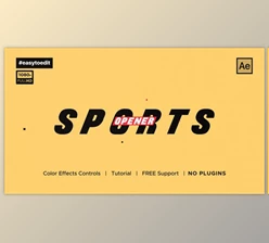 Download Sport Slideshow Opener (Videohive 34324926) - AE Project