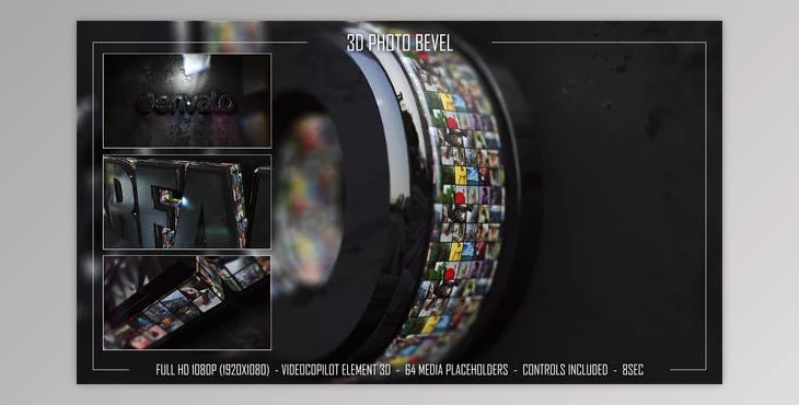 Download 3D Photo Bevel3D Photo Bevel (Videohive 34278728) - AE Project