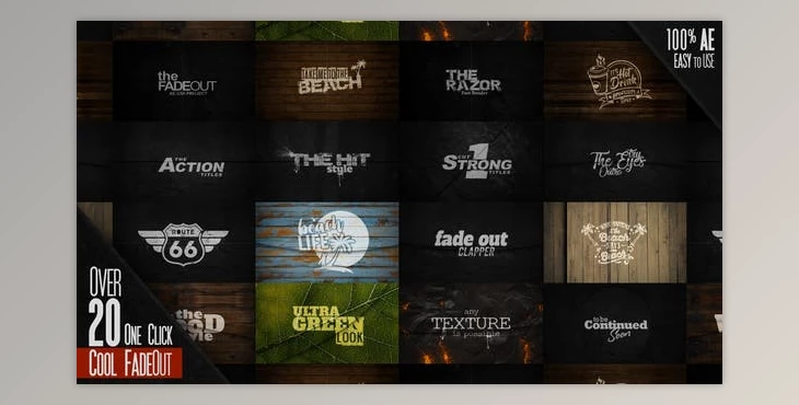 Download Cool Fade Out KIT (Videohive 34326922) - AE Project