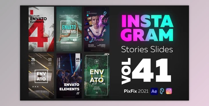 Download Instagram Stories Slides Vol. 41 (Videohive 34418628) - AE Project