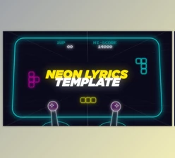 Download Neon Lyrics Template and Elements (Videohive 33898976) - AE Project