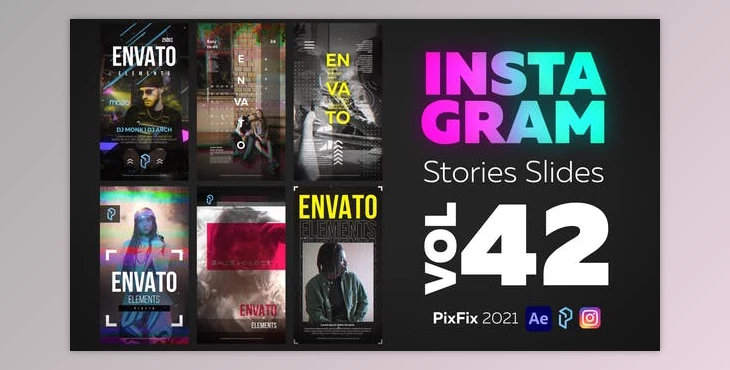Download Instagram Stories Slides Vol. 42 (Videohive 34623655) - AE Project