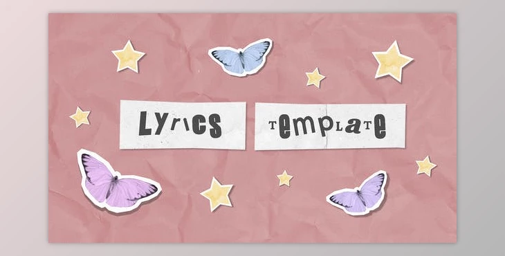 Download Lyrics Scrapbook (Videohive 23736134) - AE Project