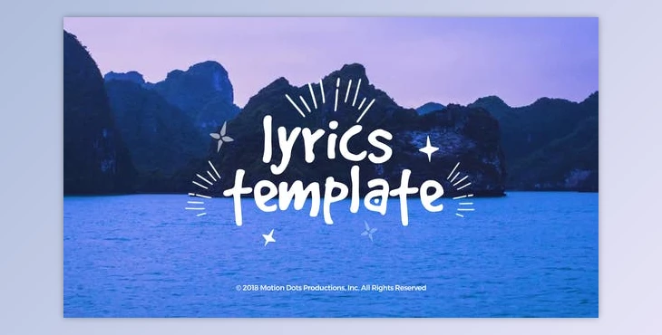 Download Lyrics Template (Videohive 23069592) - AE Project