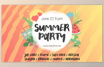 Download Summer <span class='badge badge-warning'>Party</span> Promo (Videohive <span class='badge badge-warning'>25815207</span>) - AE Project