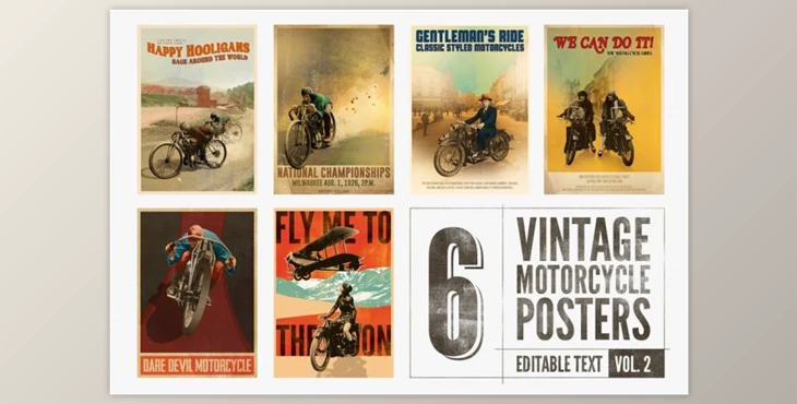 Download 6 posters with editable text