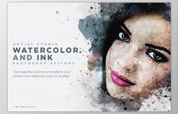 Download <span class='badge badge-warning'>Artist</span> Studio Watercolor Actions (ATN)