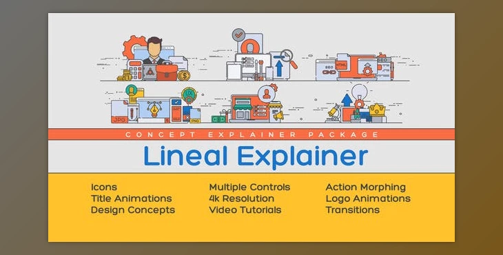 Download Lineal Explainer (Videohive 33914250) - AE Project