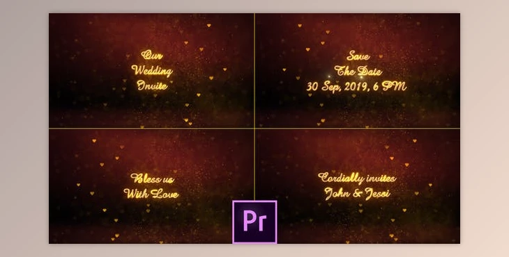 Download Wedding Invitation Titles - Premiere Pro (Videohive 34116905)