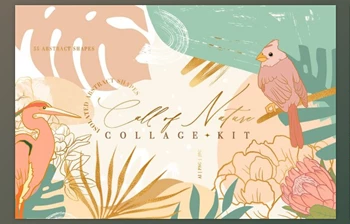 Download Call of Nature Collage Kit (PNG, JPG, PAT, AI)