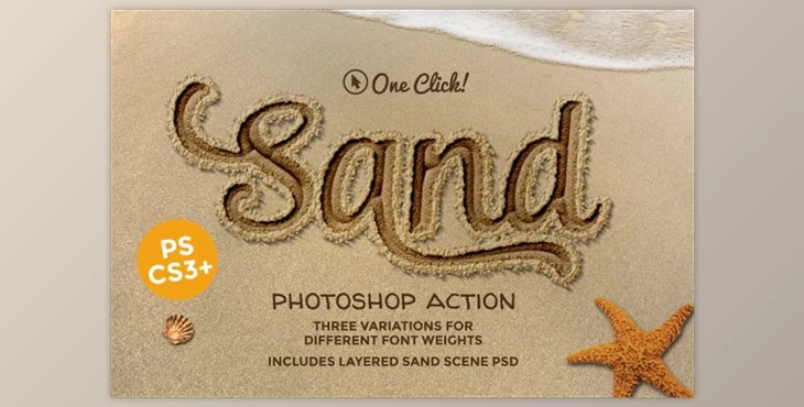 Download Sand Photoshop Action - CreativeMarket 390953