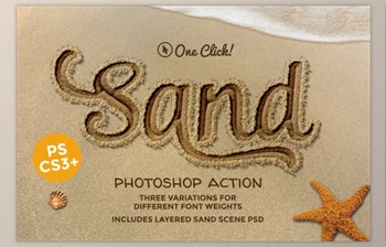 Download Sand <span class='badge badge-warning'>Photoshop</span> Action - CreativeMarket 390953