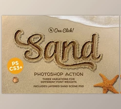 Download Sand Photoshop Action - CreativeMarket 390953