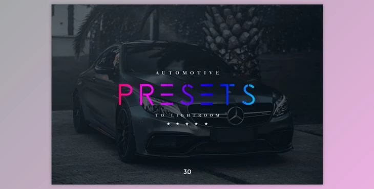 Download Automotive Lightroom Presets 3.0