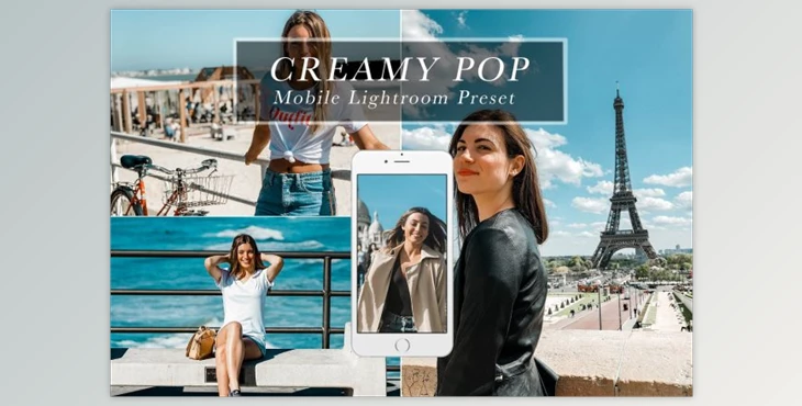Download Mobile Lightroom Presets CREAMY POP (DNG, JPEG)