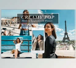 Download Mobile Lightroom Presets CREAMY POP (DNG, JPEG)