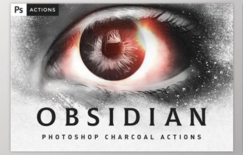 Download OBSIDIAN Charcoal <span class='badge badge-warning'>Photoshop</span> <span class='badge badge-warning'>Actions</span> (JPG, ATN, PDF)