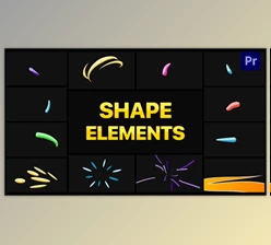 Download Shape Elements Pack | Premiere Pro MOGRT (Videohive 34603500)
