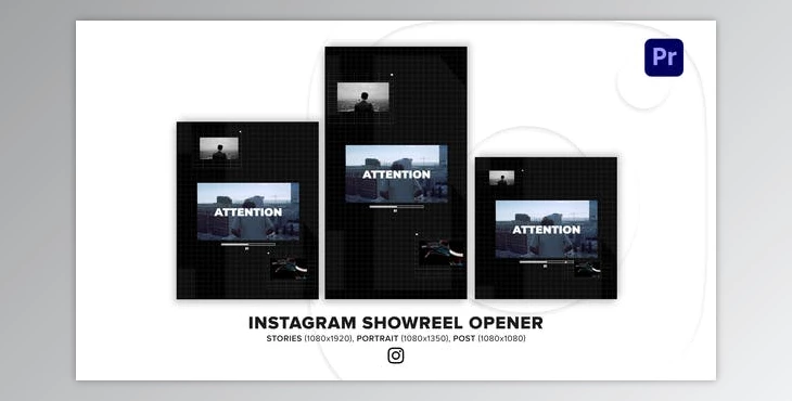 Download Instagram Showreel Opener for Premiere Pro (Videohive 34558687)