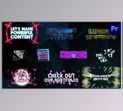 Download Dynamic Titles | Premiere Pro MOGRT (Videohive 34553557)