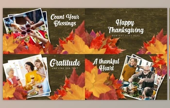 Download Thanksgiving - <span class='badge badge-warning'>Autumn</span> Slideshow (Videohive 34636837) - AE Project