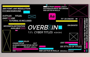 Download Overblink - <span class='badge badge-warning'>Cyber</span> <span class='badge badge-warning'>Titles</span> | After Effects (Videohive 34621831) - AE <span class='badge badge-warning'>Project</span>