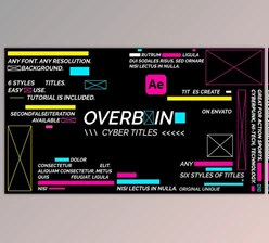 Download Overblink - Cyber Titles | After Effects (Videohive 34621831) - AE Project