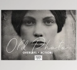 Download Old Photo Effect Overlays + Actions (jpg, atn, pdf)