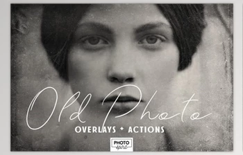 Download Old Photo <span class='badge badge-warning'>Effect</span> Overlays + Actions (jpg, atn, pdf)