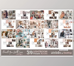 Download Bundle Lightroom Presets (Mob, Desk) - Creative Market