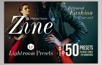 Download Zine – 50 Fashion Lightroom <span class='badge badge-warning'>Presets</span>