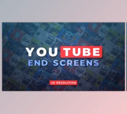 Download YouTube End Screens 4K v.2 - Premiere Pro (Videohive 34536264)