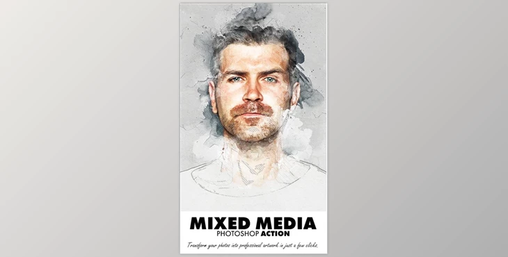 Download Mixed Media Photoshop Action – GraphicRiver 20449556 (ABR, PAT, ATN)