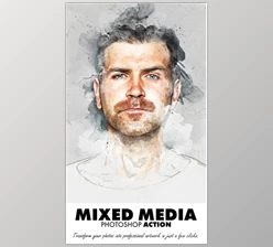 Download Mixed Media Photoshop Action – GraphicRiver 20449556 (ABR, PAT, ATN)