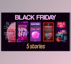 Download Black Friday & Cyber Monday Stories (Videohive 34688303) - AE Project