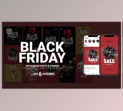 Download Black Friday Instagram Promo V77 (Videohive 34666588) - AE Project