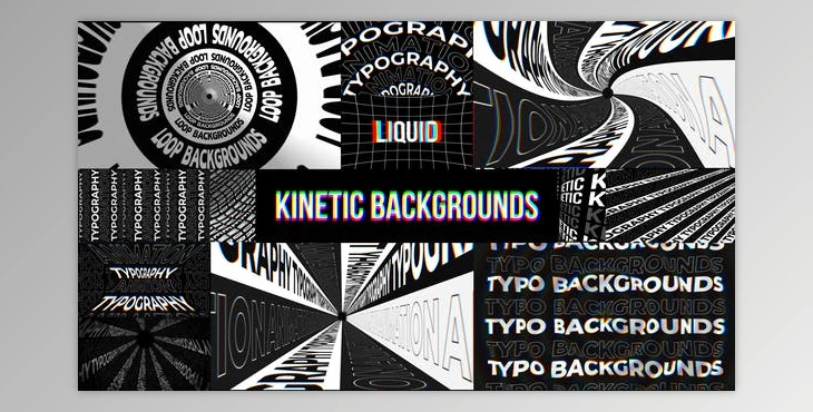 Download Kinetic Backgrounds (Videohive 34702961) - AE Project