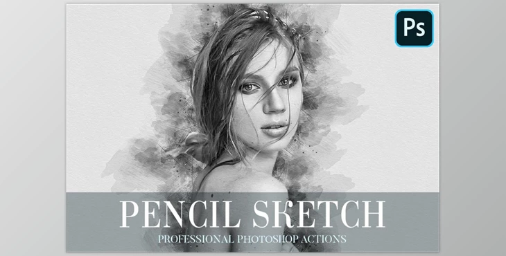 Download Pencil Sketch Photoshop Action – CreativeMarket 4870378 (JPG, TIFF, PNG)