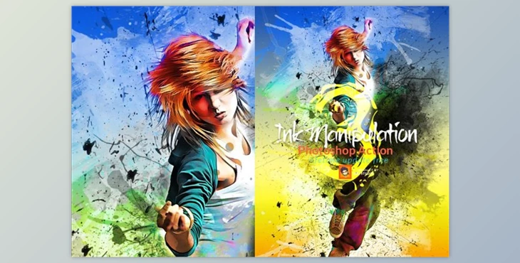 Download Ink Manipulation Photoshop Action 3