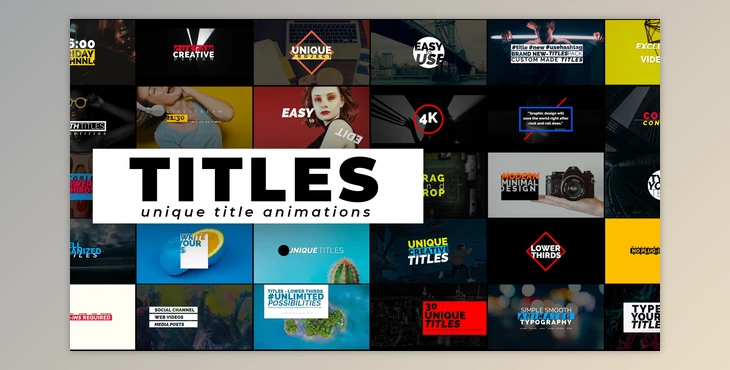 Download Creative Titles – Auto Resizing Titles And Lower Thirds - AE Project
