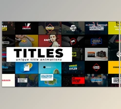 Download Creative Titles – Auto Resizing Titles And Lower Thirds - AE Project