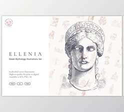 Download Ellenia – Greek Mythology Set - CreativeMarket 3821532