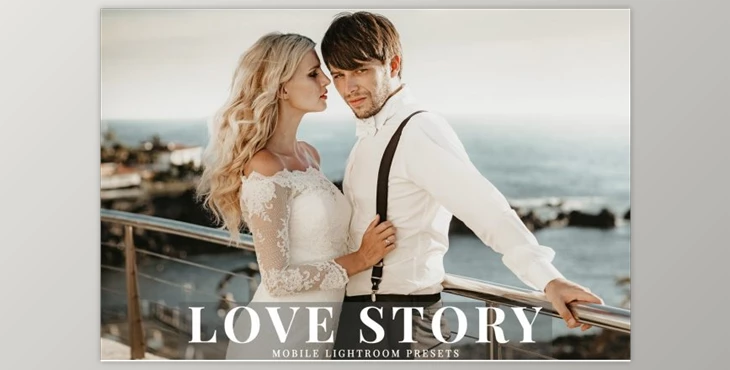 Download Love Story Mobile Lightroom Presets - CreativeMarket 3356388