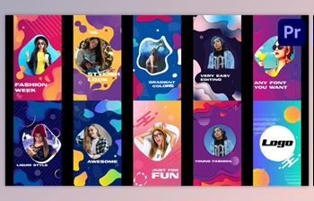 Download Colorful Liquid Stories Slideshow | Premiere Pro <span class='badge badge-warning'>MOGRT</span> (<span class='badge badge-warning'>Videohive</span> 34522119)