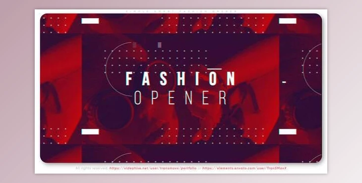 Download Simple Smart Fashion Opener (Videohive 34753146) - AE Project