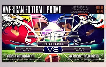 Download Videohive American <span class='badge badge-warning'>Football</span> Promo 29690556